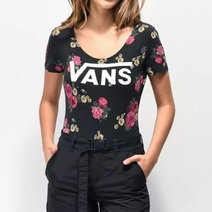 New Vans Botanic V Bodysuit Size Small